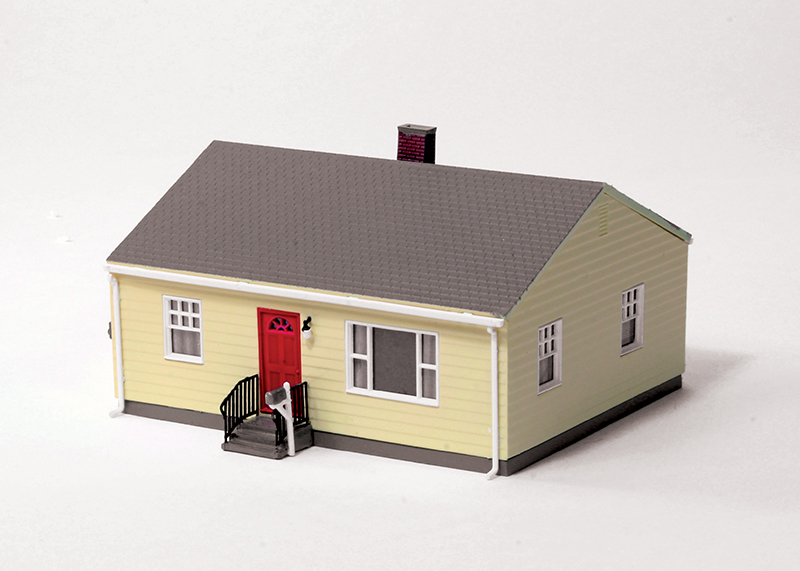 Walthers Post War Prefab 'Cracker Box' House Kit Railroad Model Craftsman