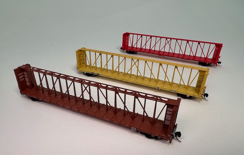 Rapido Trains Releases N Scale 73’ NSC Centerbeam Flatcars Railroad