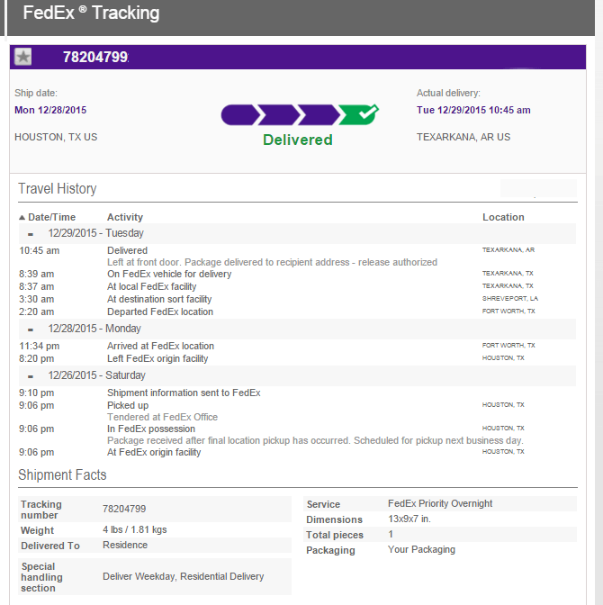 Signature Requirements and Delivery Options FedEx