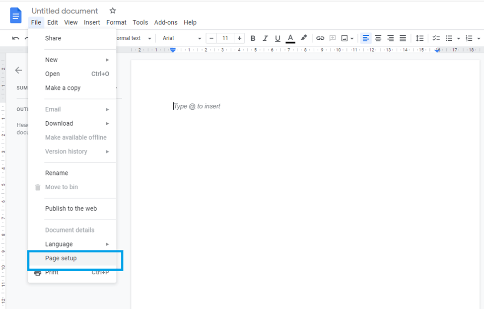 How To Create A Google Docs Cover Page