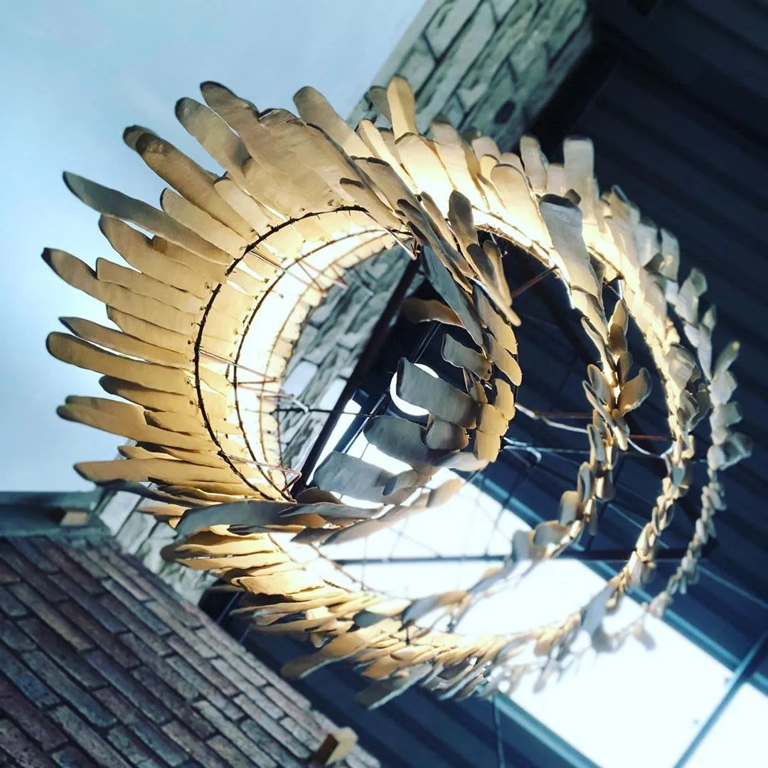Custom Chandeliers by Mud Studio , South Africa seen at MUD Studio Cape
