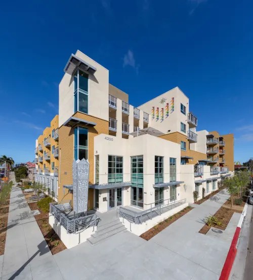 You Are Home by Stone Paper Scissors at North Park Senior Apartments