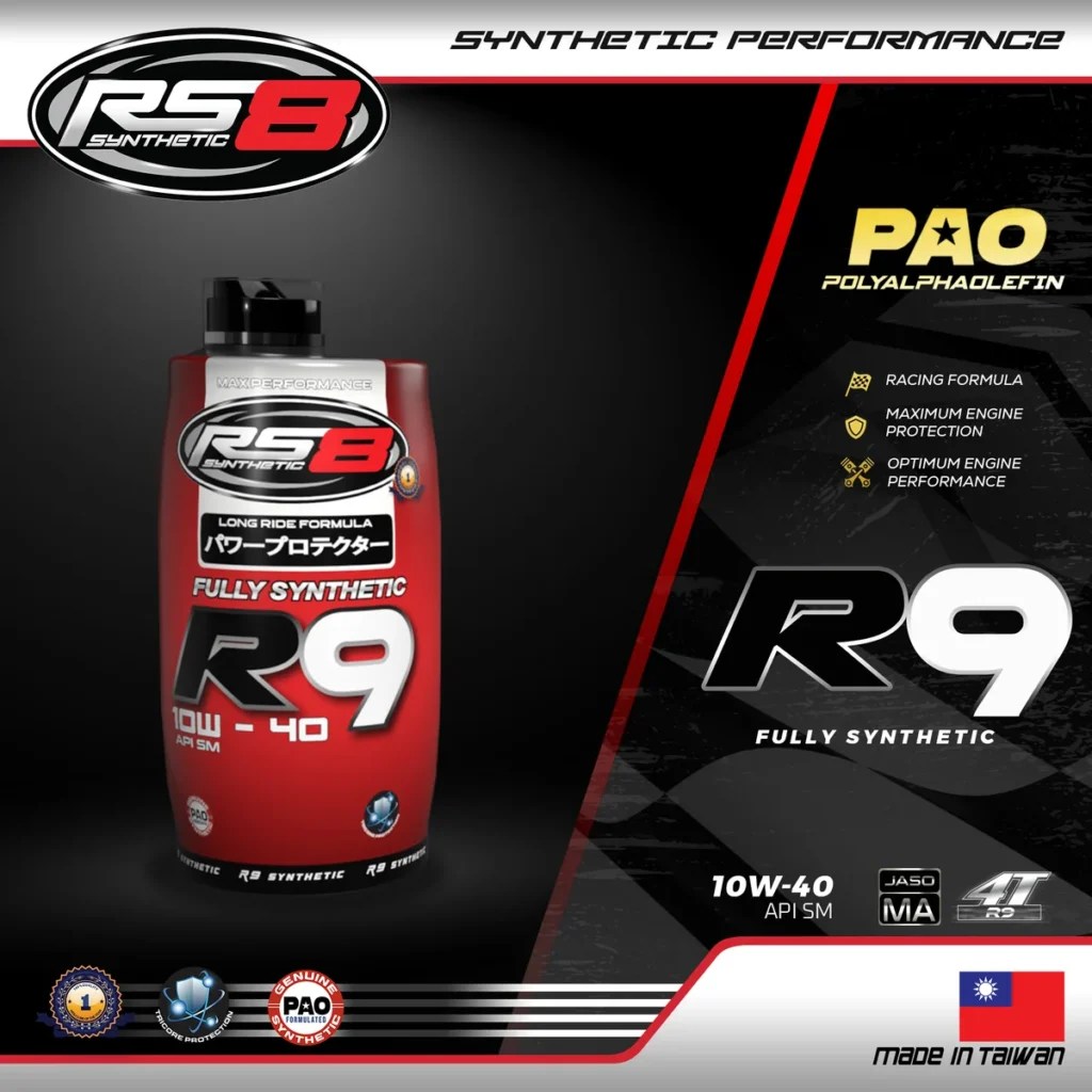 RS8 SCOOTER GEAR OIL 80W90 FULLY SYNTHETIC RS8
