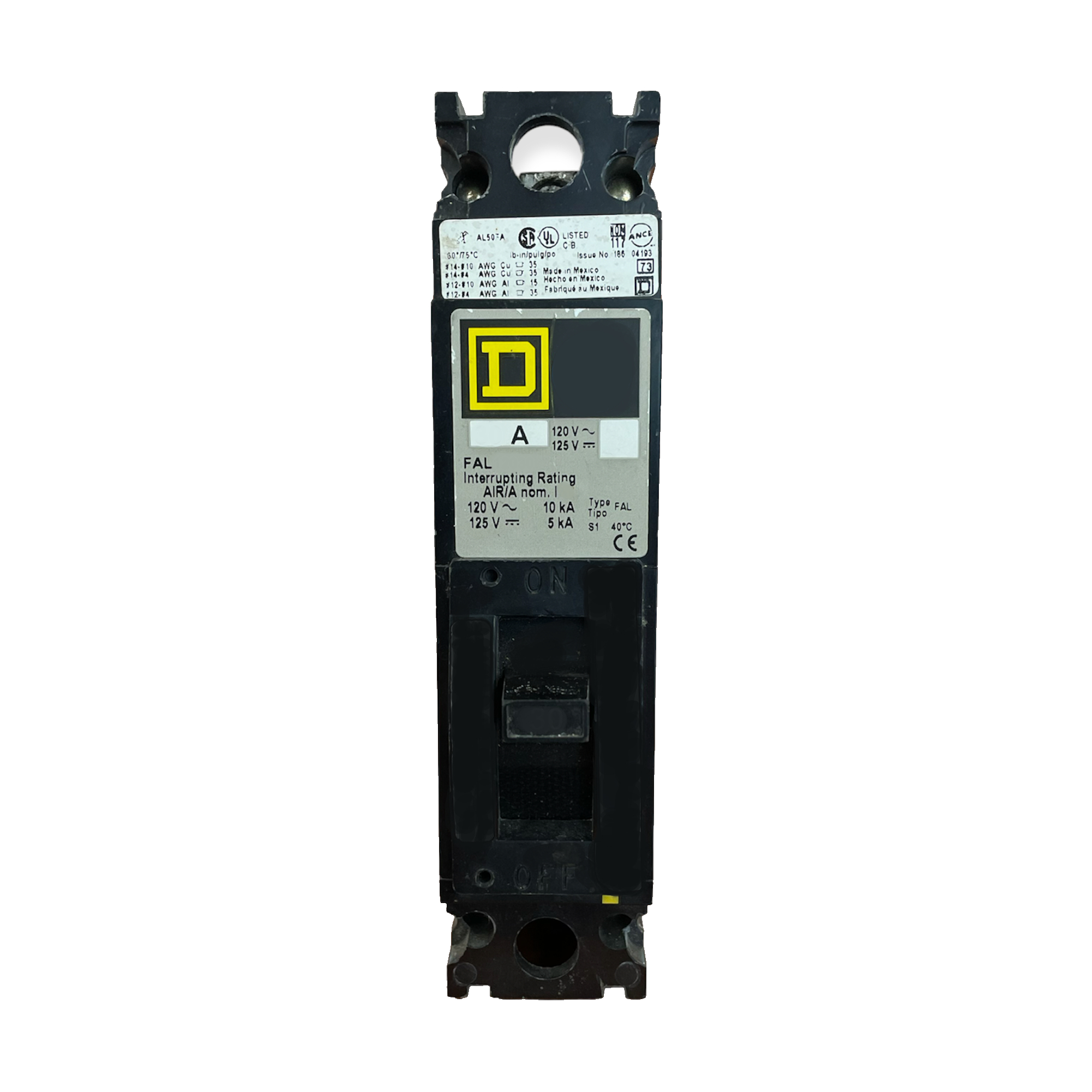 FHL16040 Circuit Breaker 40 AMP 1 Pole(s) SQUARE D