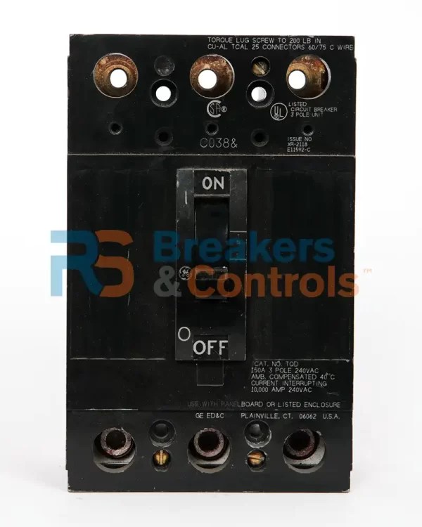 TQD32150 Circuit Breaker 150 AMP 3 Pole(s) GENERAL ELECTRIC RS Breakers and Controls