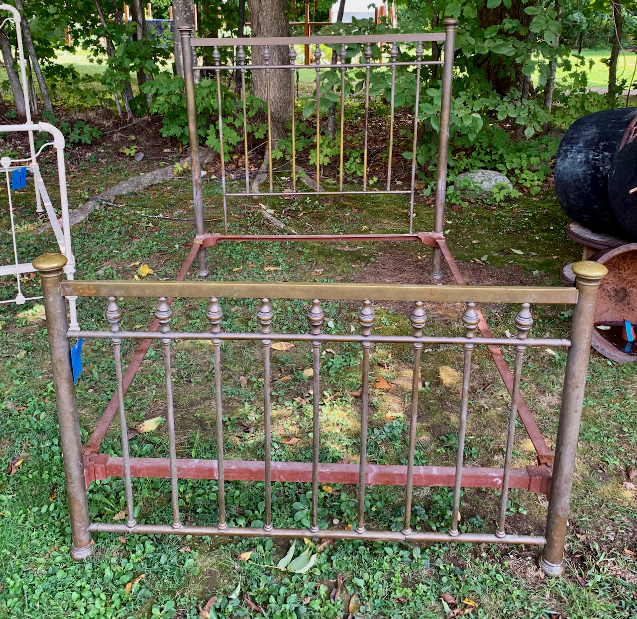 Antique Full Size Brass Bed