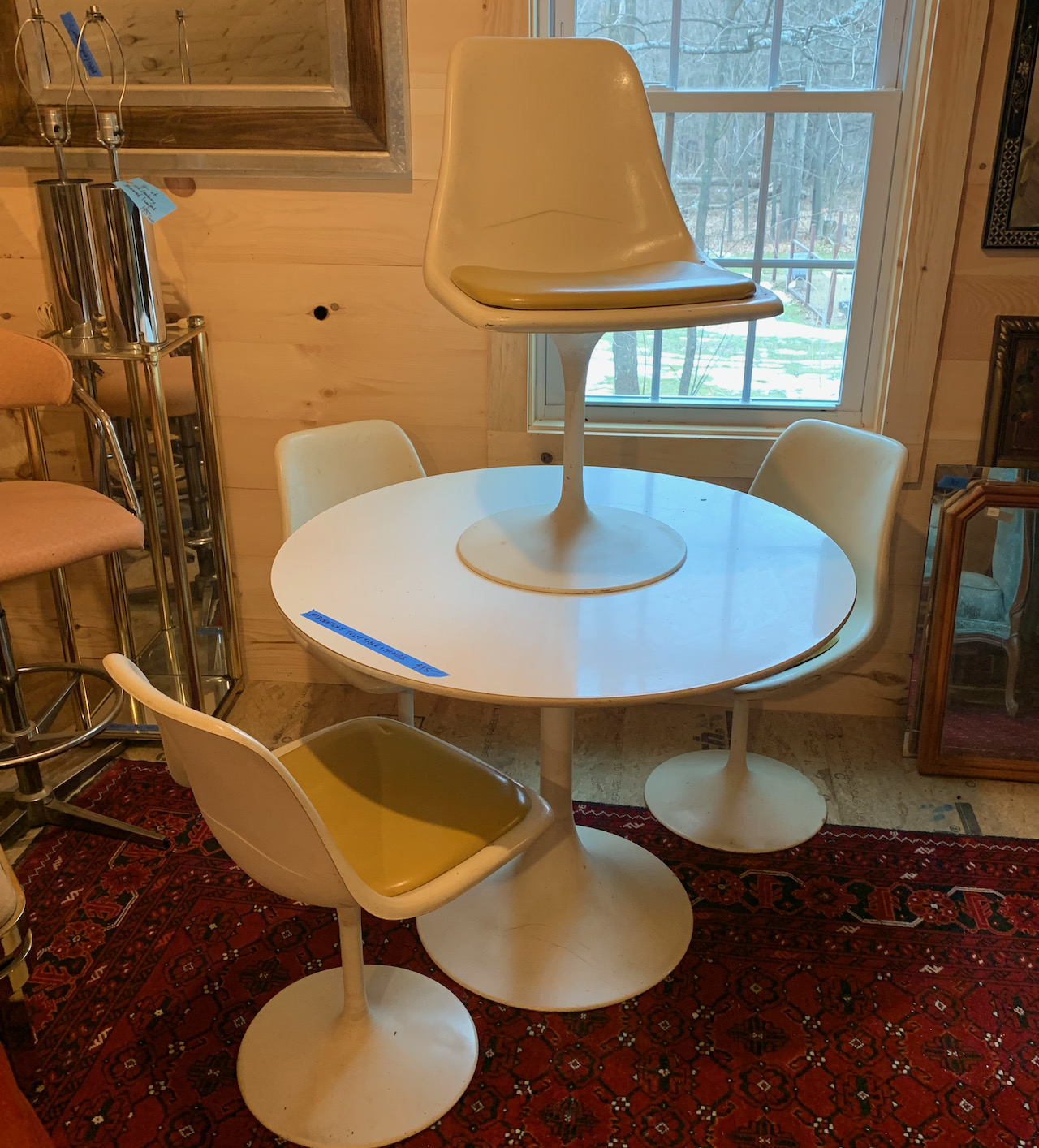 Vintage Burke Tulip Table & Chairs