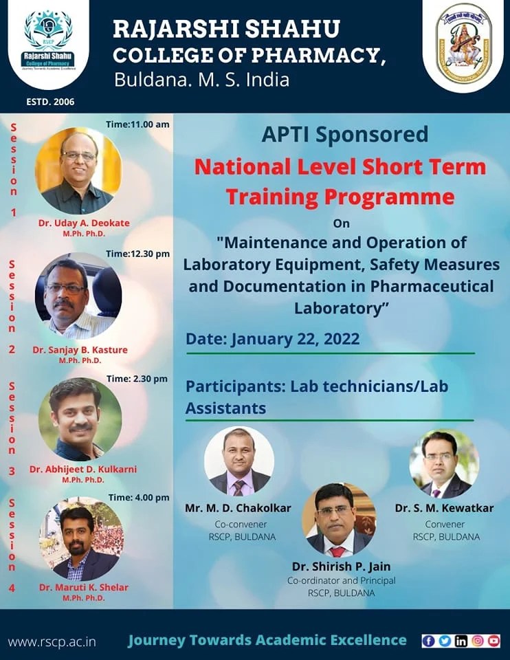 APTI Sponsored National level short term training programme on
