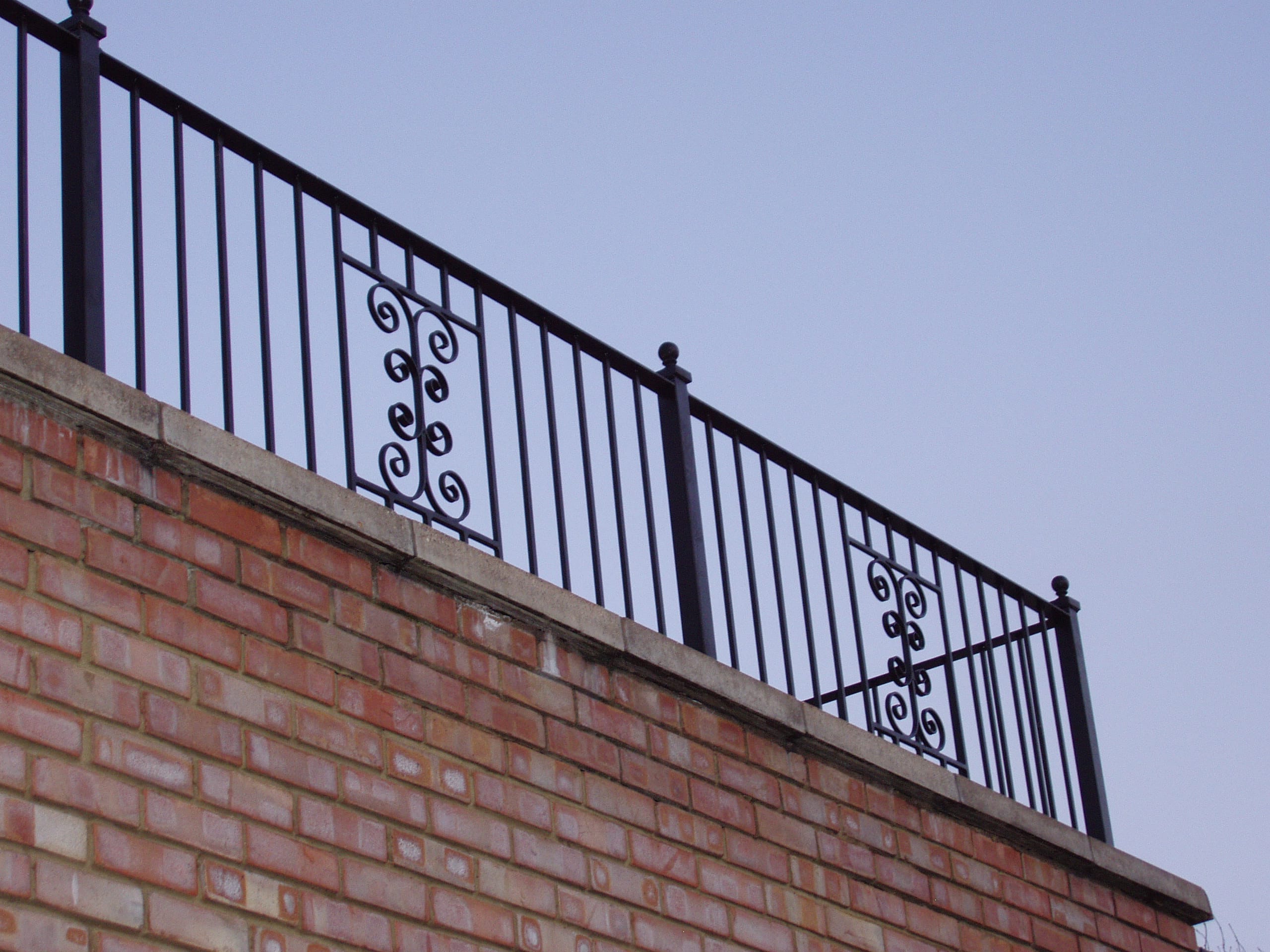 Wall top railings in Guildford RS EngineeringRS Engineering