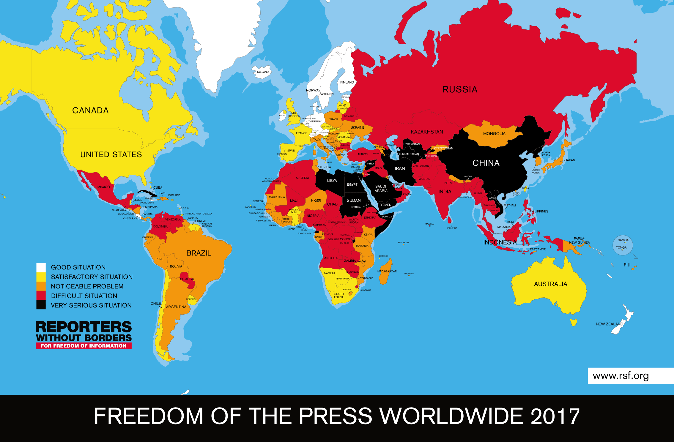 2017 World Press Freedom Index tipping point? RSF