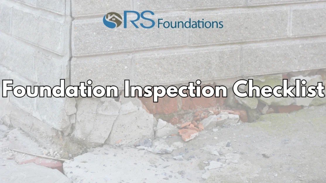 Foundation Inspection Checklist RS Foundations