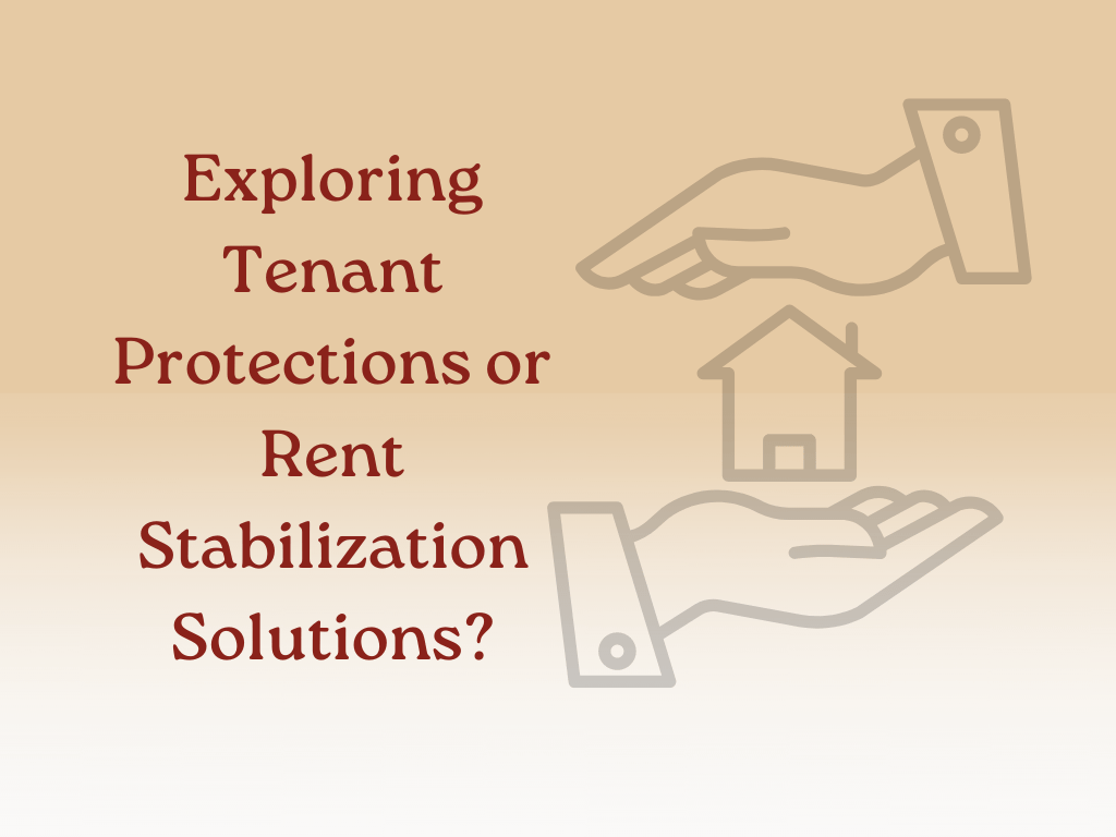Exploring Tenant Protections or Rent Stabilization Solutions? RSG