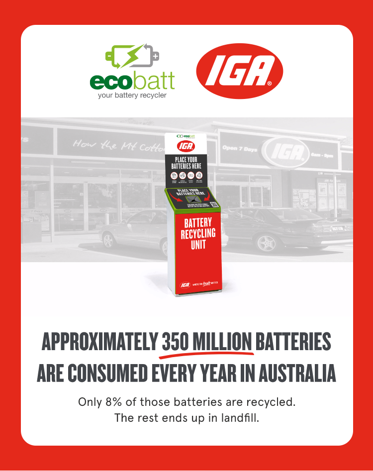 Battery Recycling Rigters Supermarkets Geraldton