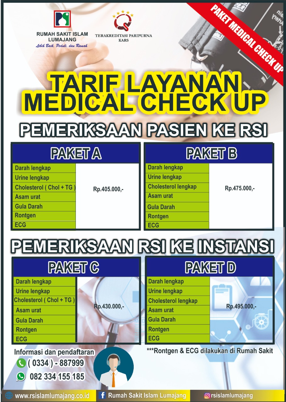 Harga Medical Check Up Di Klinik Swasta Berapa Biaya Medical Check Up