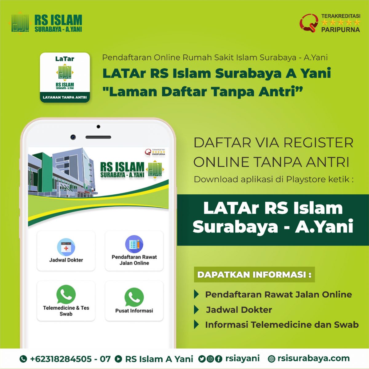Daftar Online Rsi Ahmad Yani Surabaya