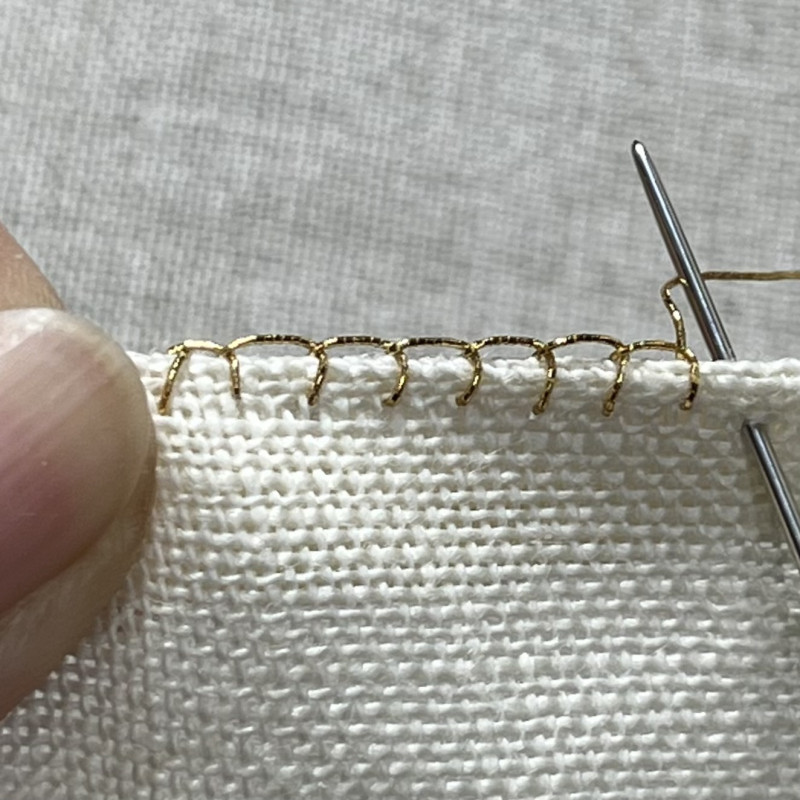 Elizabethan blanket stitch RSN StitchBank