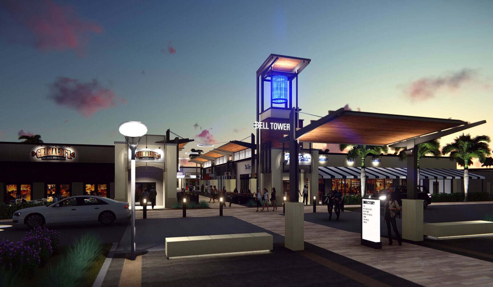 Bell Tower Shops Exterior Entry