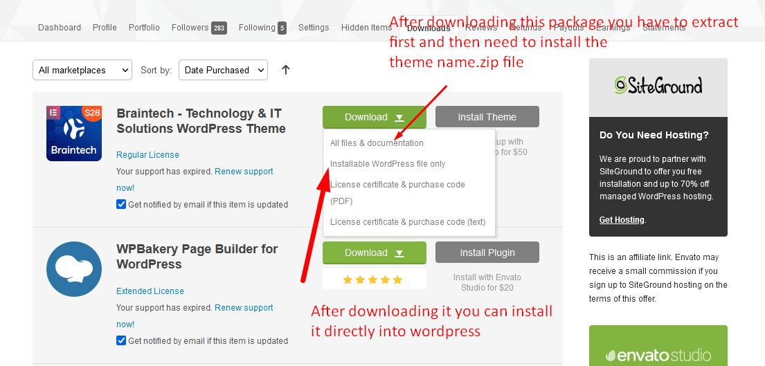 Install Theme RSTheme