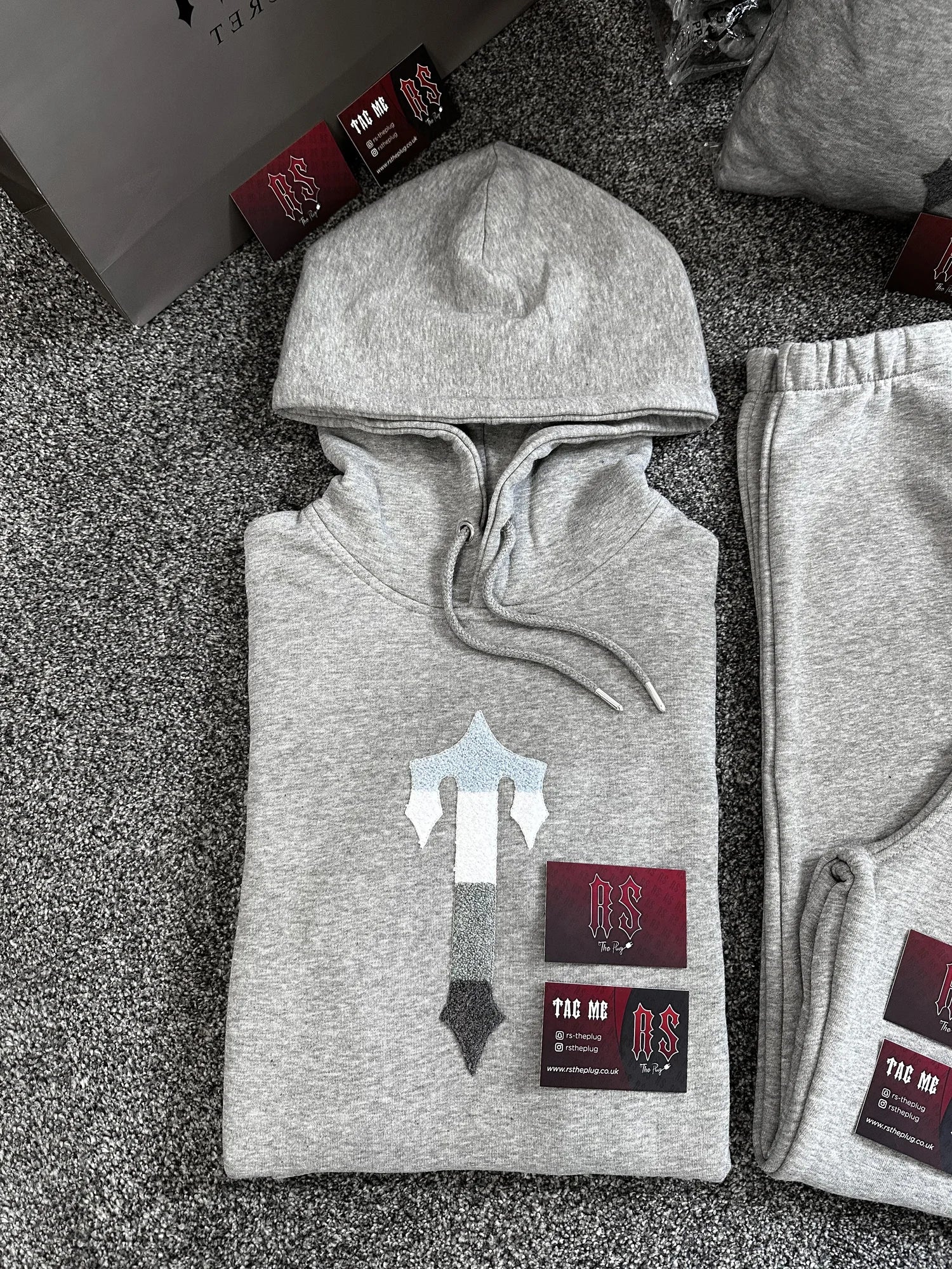 Trapstar Irongate T Tracksuit Grey Ice RSThePlug