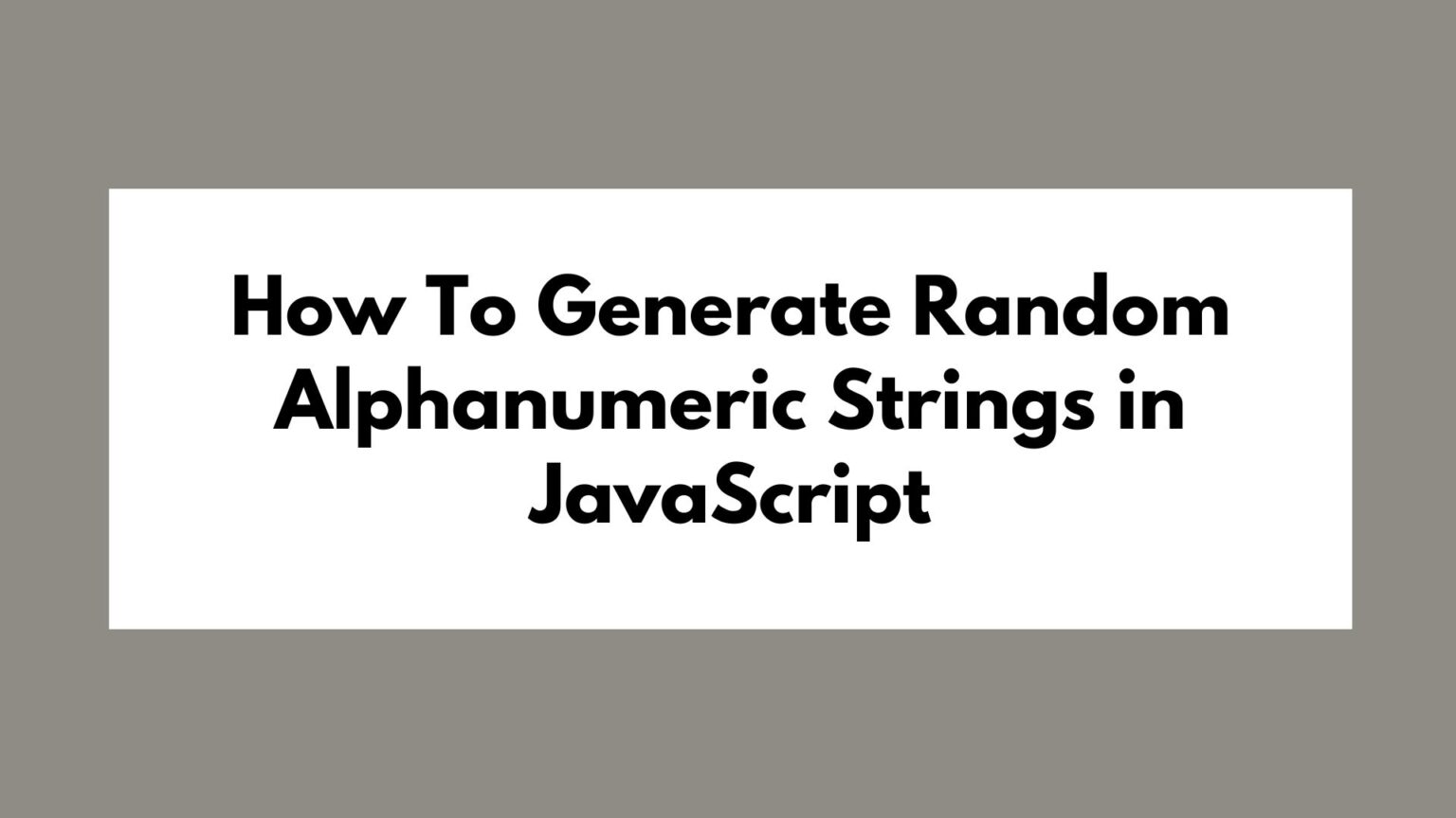 How To Check If String Contains Only Letters And Numbers In Javascript