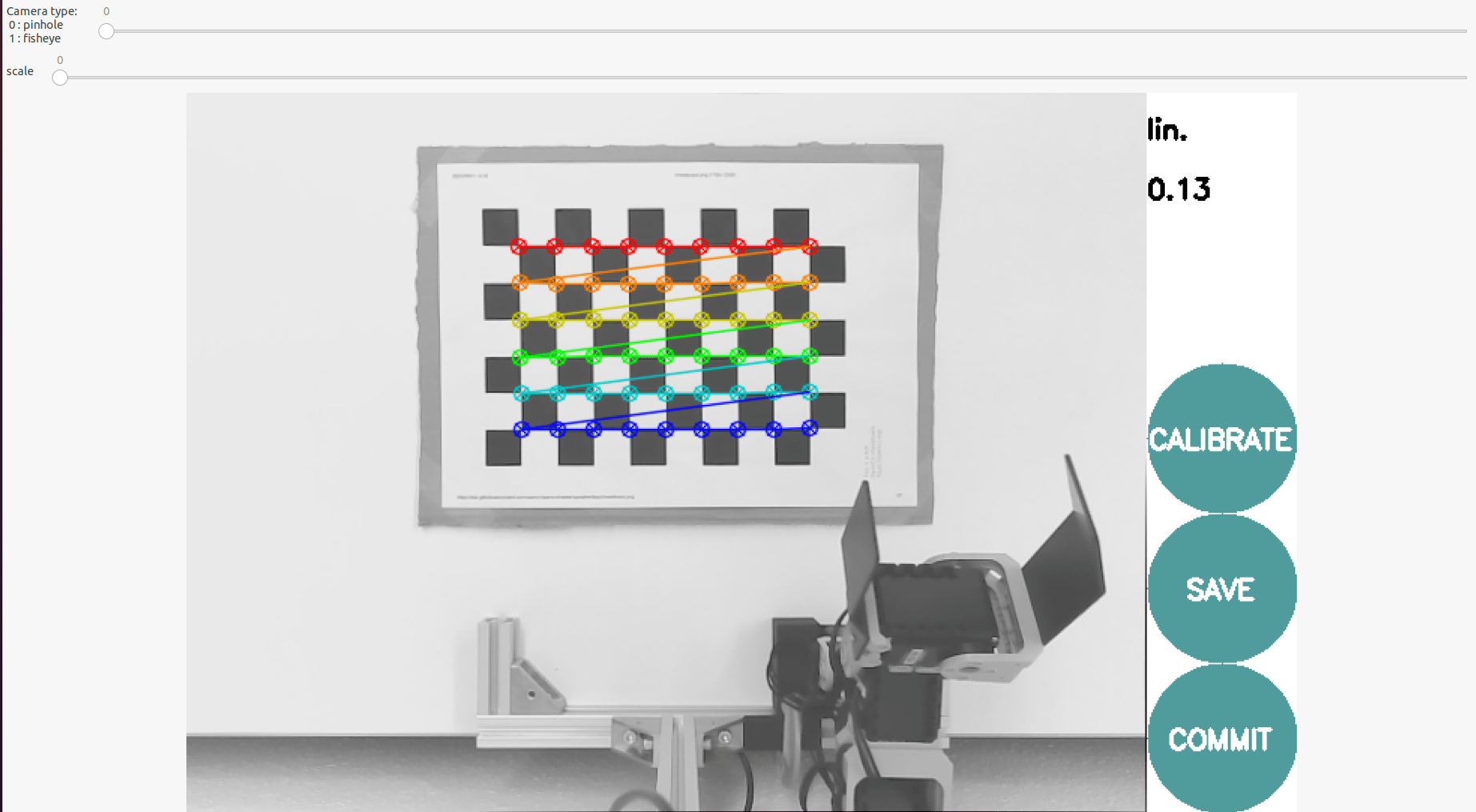 カメラのキャリブレーション RT Corporation Software Tutorials