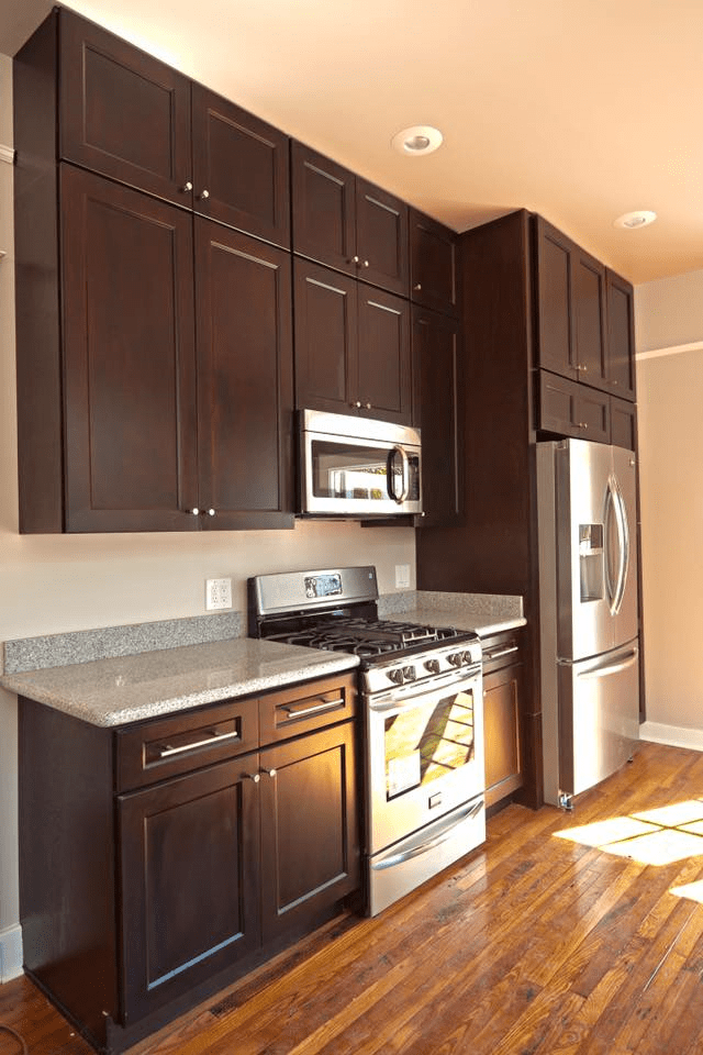 Dark Shaker Kitchen 10x10 layout or custom fit Wood RTA