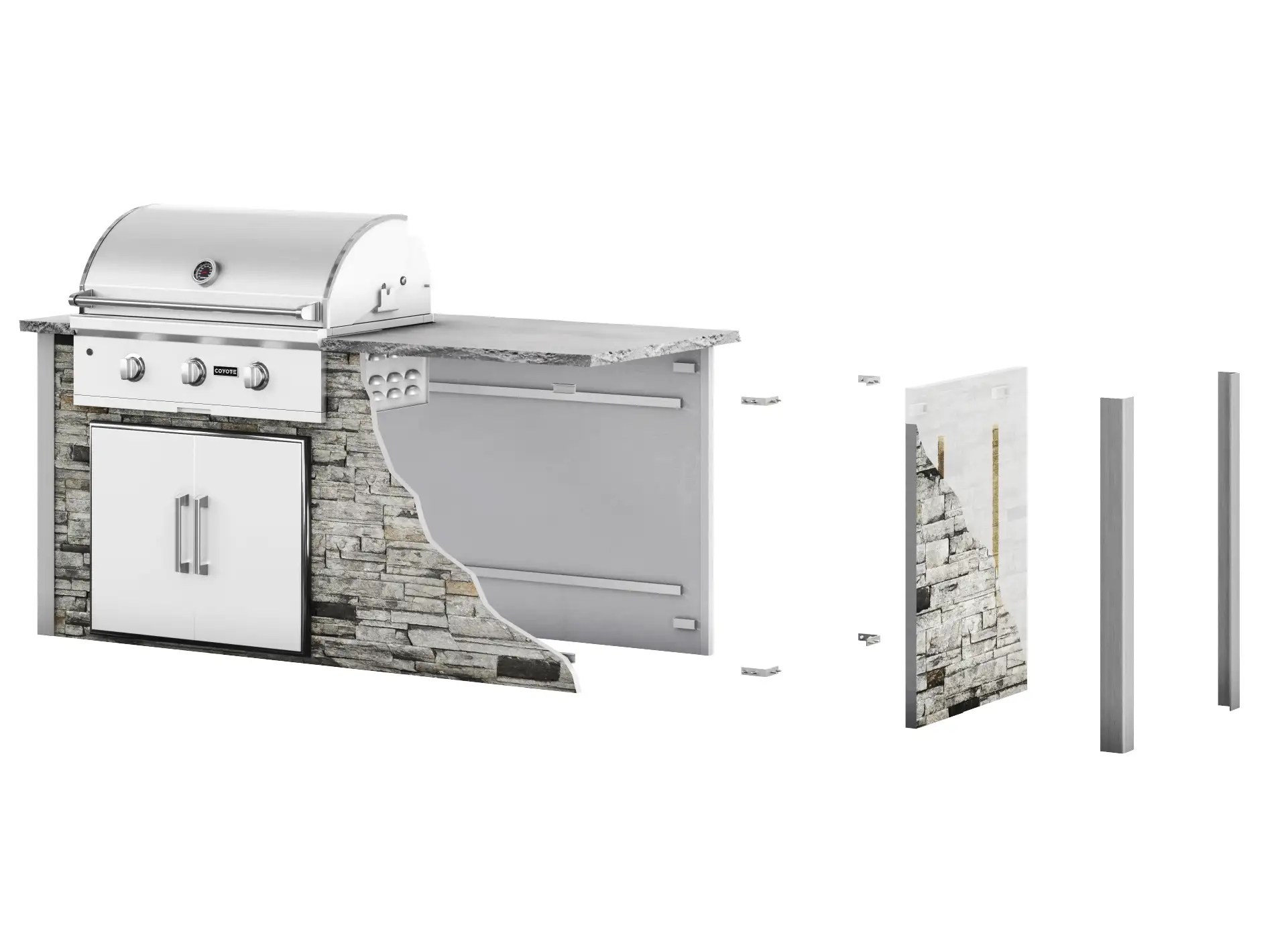 Outdoor Kitchen Materials What are the Best Options? RTA Outdoor Living