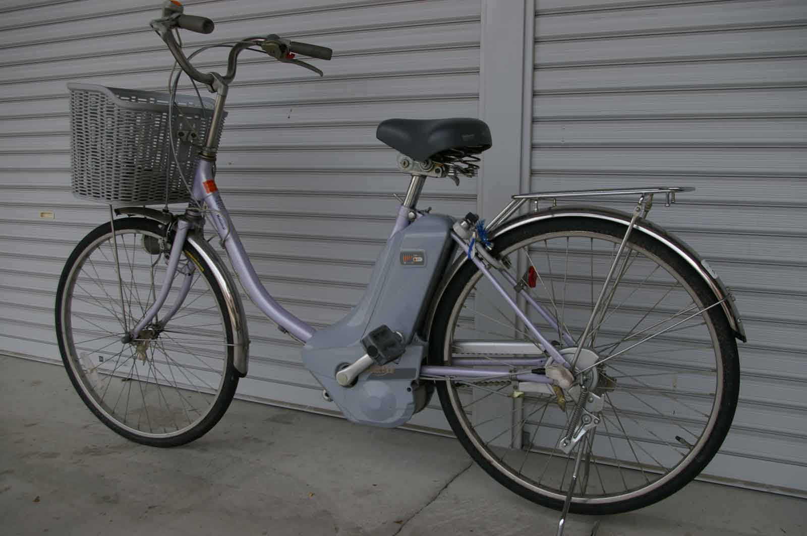 15546★ナショナル★BMB453電動自転車 陽のあたる坂道