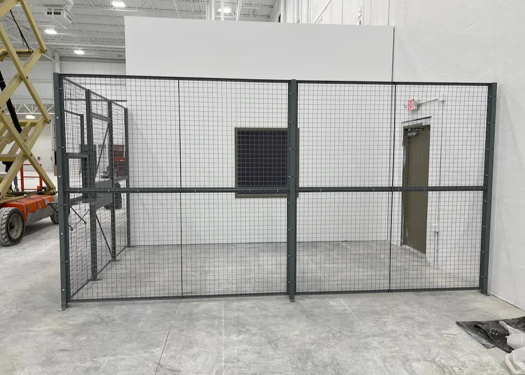 Wire Cages for Tool Cribs and Secure Storage