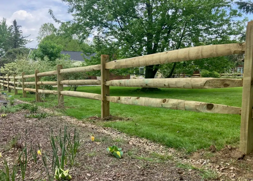 Split Rail Fence Rustic and Reliable