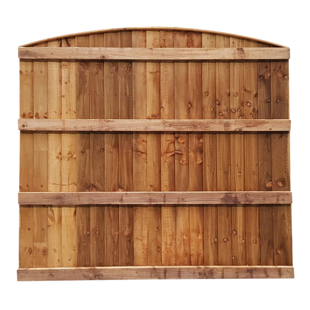 Arched Feathered Edge Panel RT Fencing
