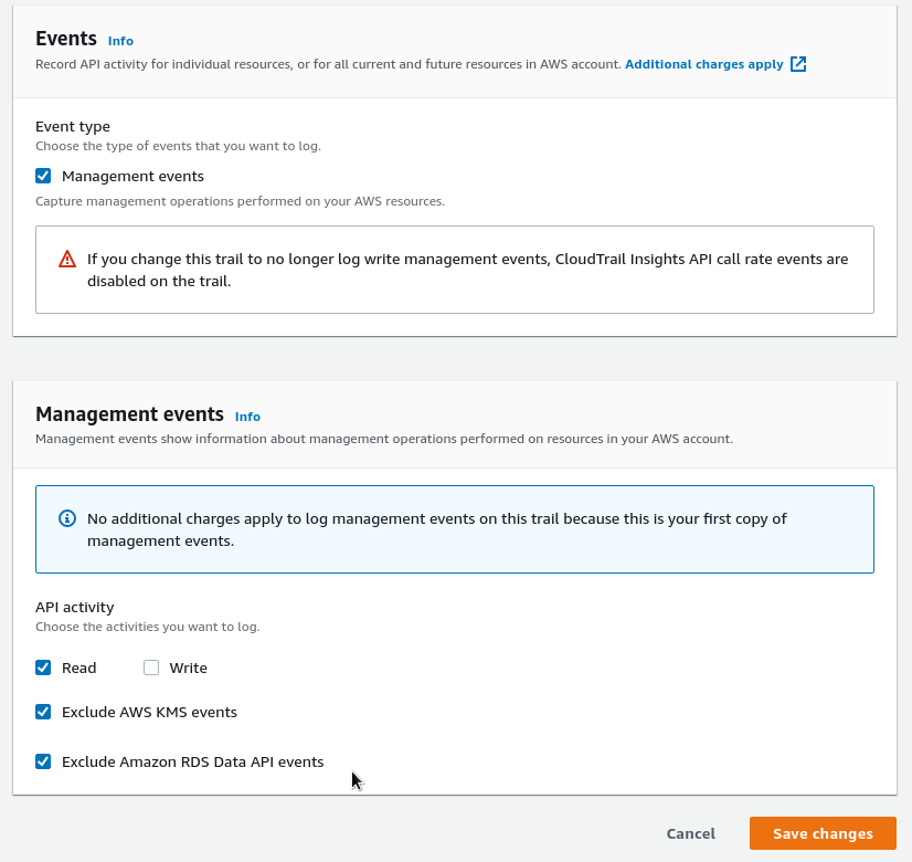 AWS Cost Explorer costs checking on the CloudWatch Logs example