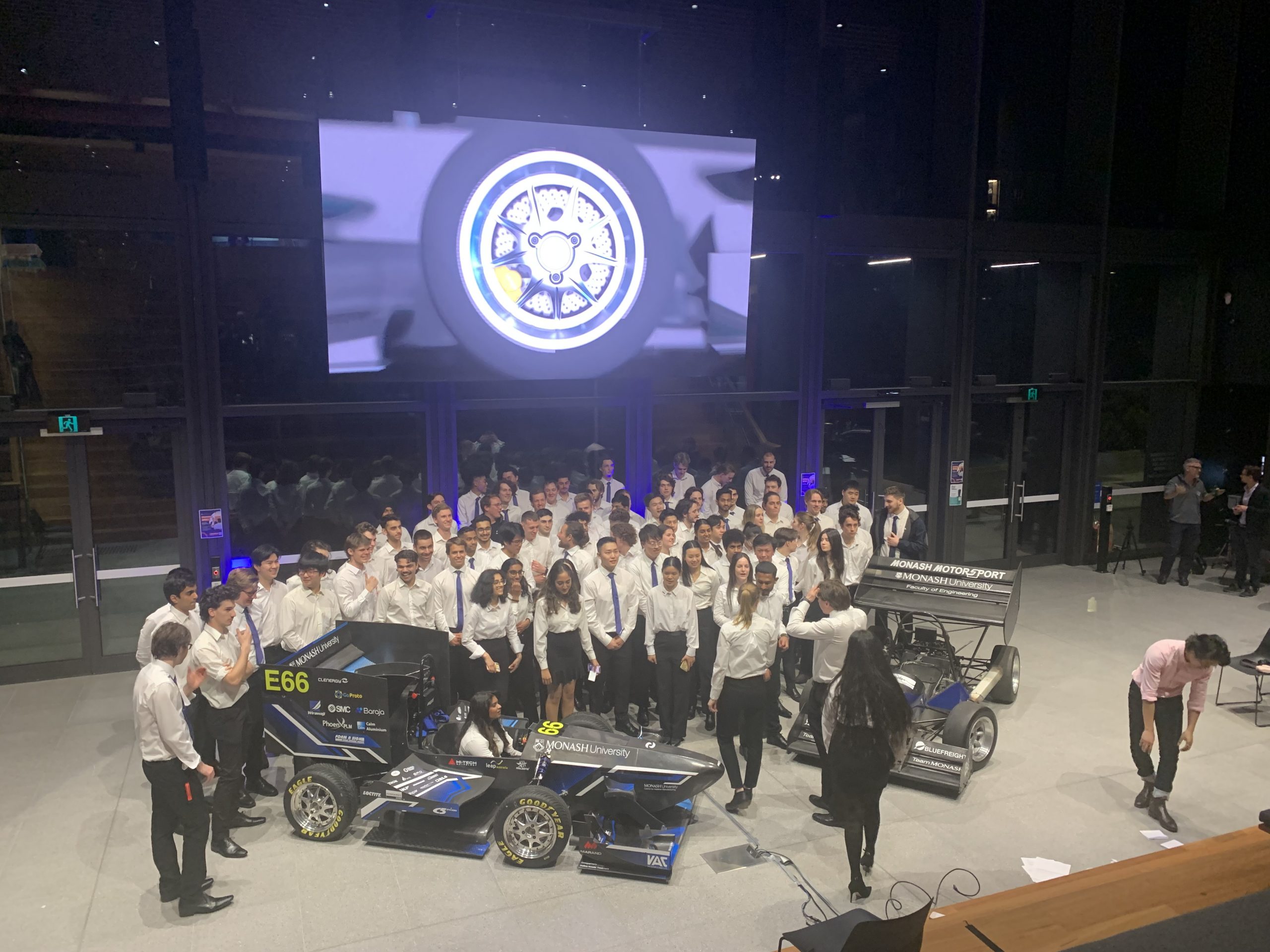 Great to be at the Monash Motorsport Launch and Reveal last night