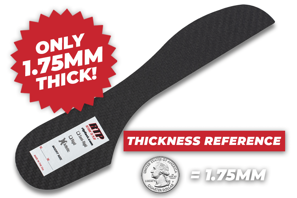 Morton's Extension Rigid Carbon Fiber Inserts RTP Fast Return to Play Carbon Fiber Inserts