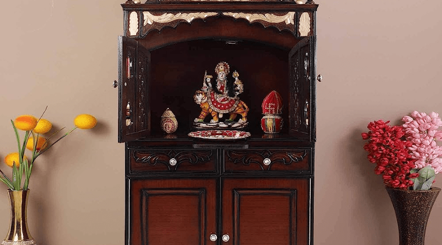 15 Beautiful Plywood Pooja Mandir Designs for your Home