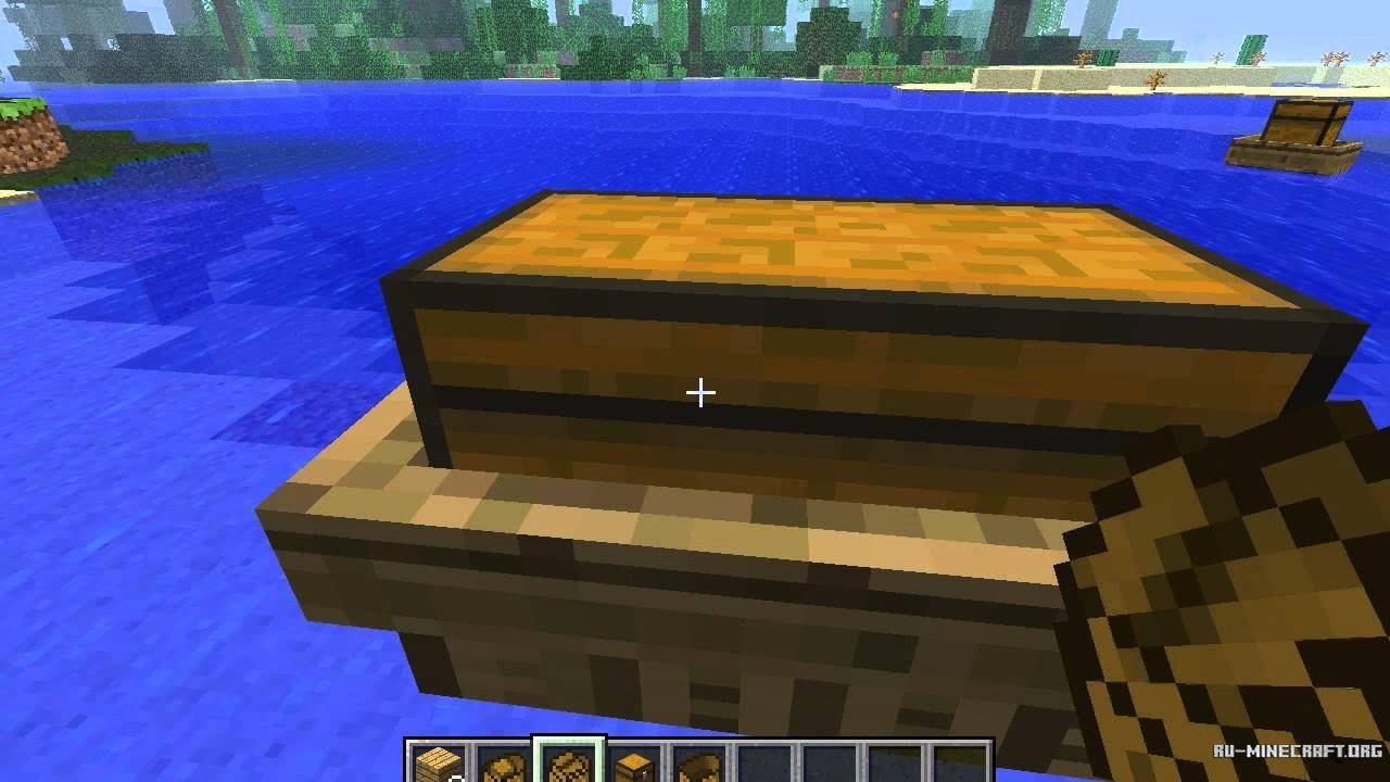 Скачать Chest Boat Mod для Minecraft 1.6.2