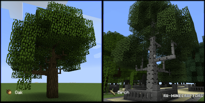 Скачать Dynamic Trees для Minecraft 1.10.2