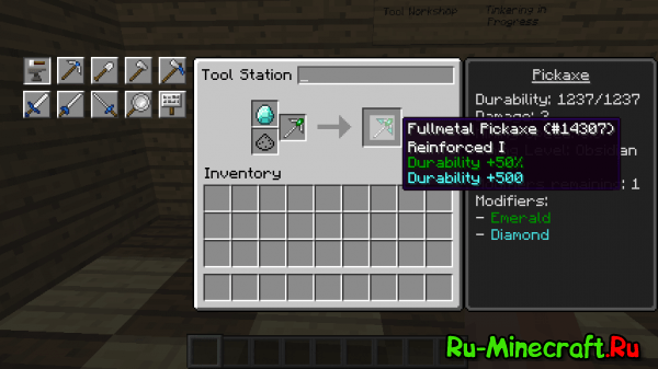 [1.7.10] Tinkers’ Construct сделай свою кирку » Скачать моды для