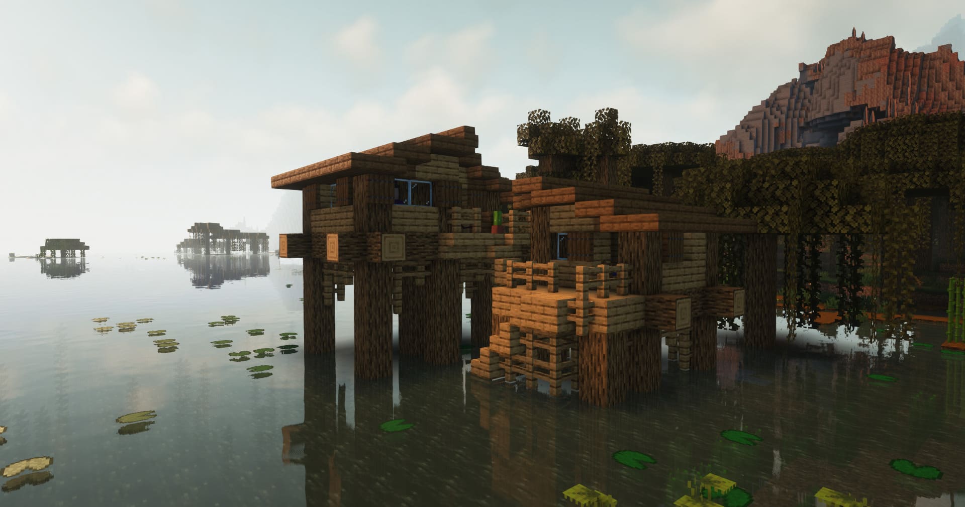 YUNG's Better Witch Huts улучшенная хижина ведьмы [1.21.1] [1.20.4