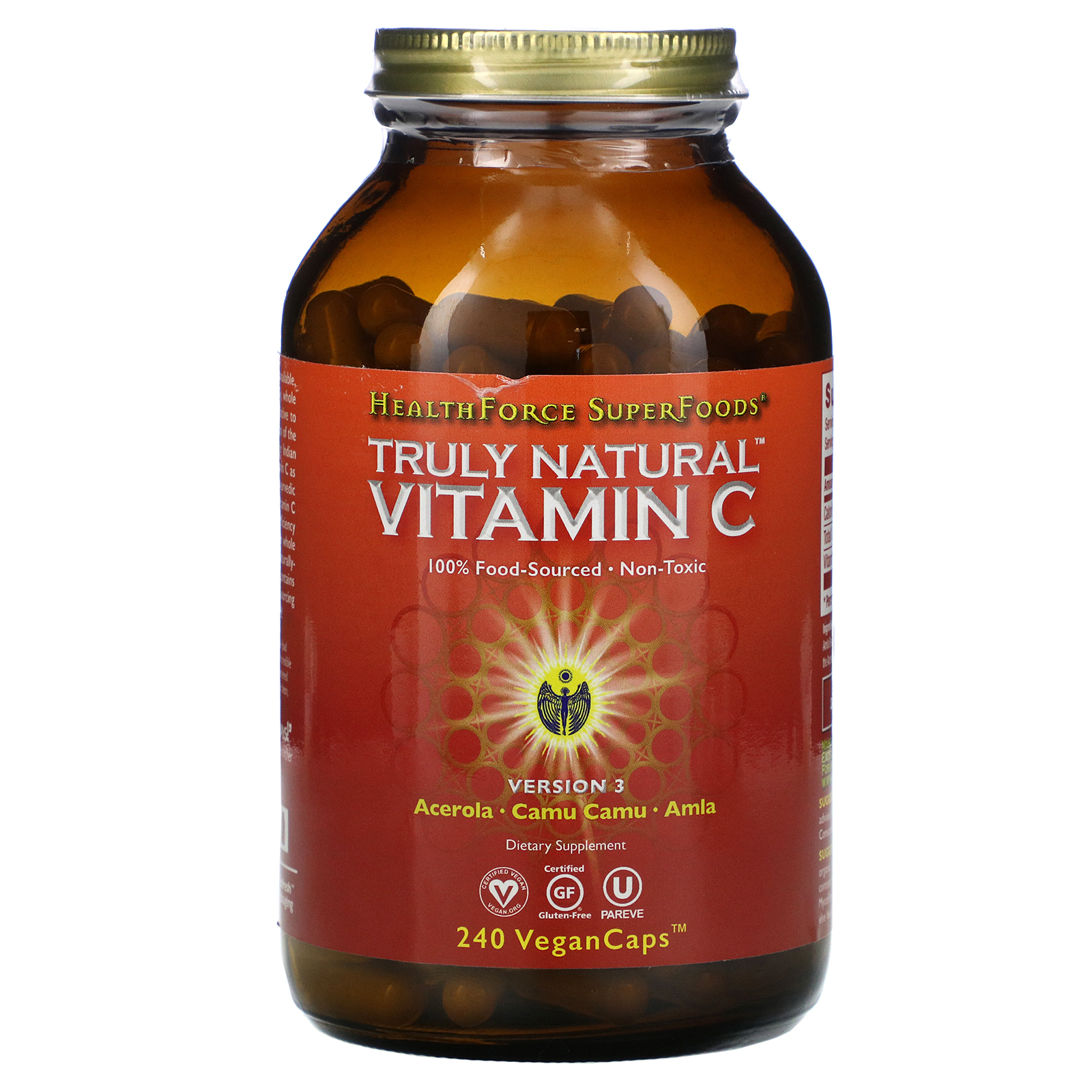 HealthForce Superfoods, Truly Natural Vitamin C, Version 3