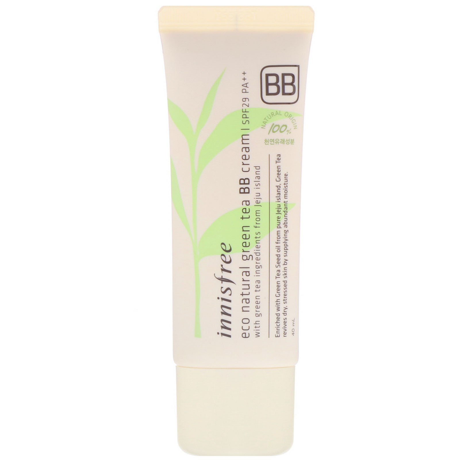 Innisfree, Eco Natural Green Tea BB Cream, SPF 29 PA++