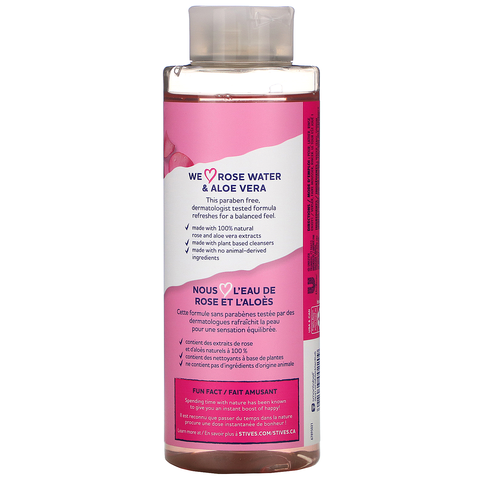 St. Ives, Refreshing Body Wash, Rose Water & Aloe Vera, 16 fl oz (473