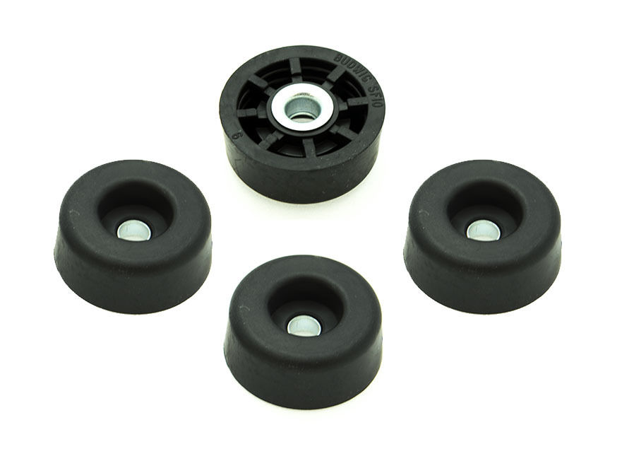 Business & Industrial Fasteners & Hardware 1000 SMALL CLEAR ROUND RUBBER FEET BUMPERS W/SCREWS 0