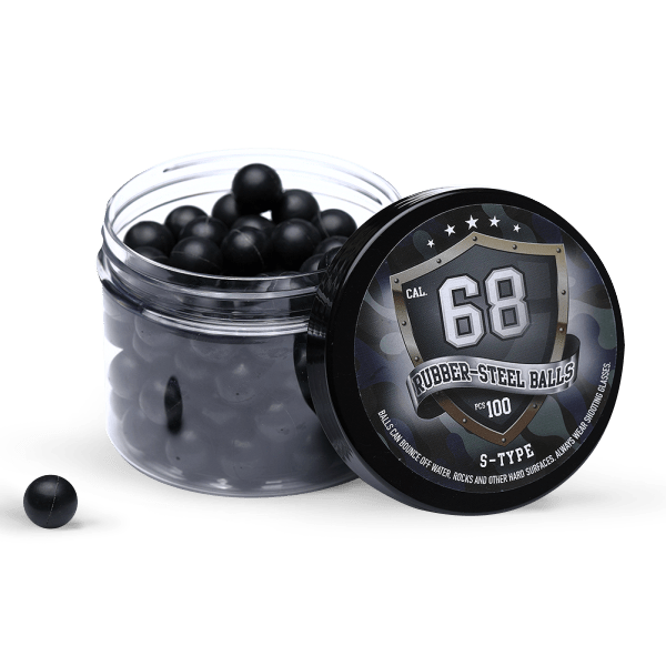 68 Cal. rubbersteel Stype Rubber Steel Balls