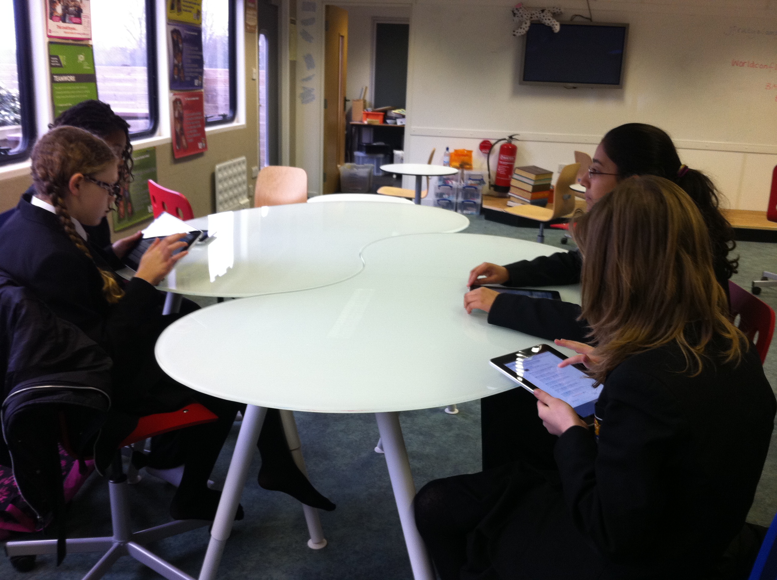 writing on surfaces in learning spaces