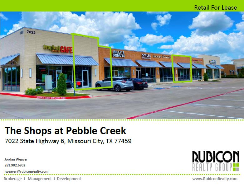 The Shops at Pebble Creek Rubicon Realty Group LLC