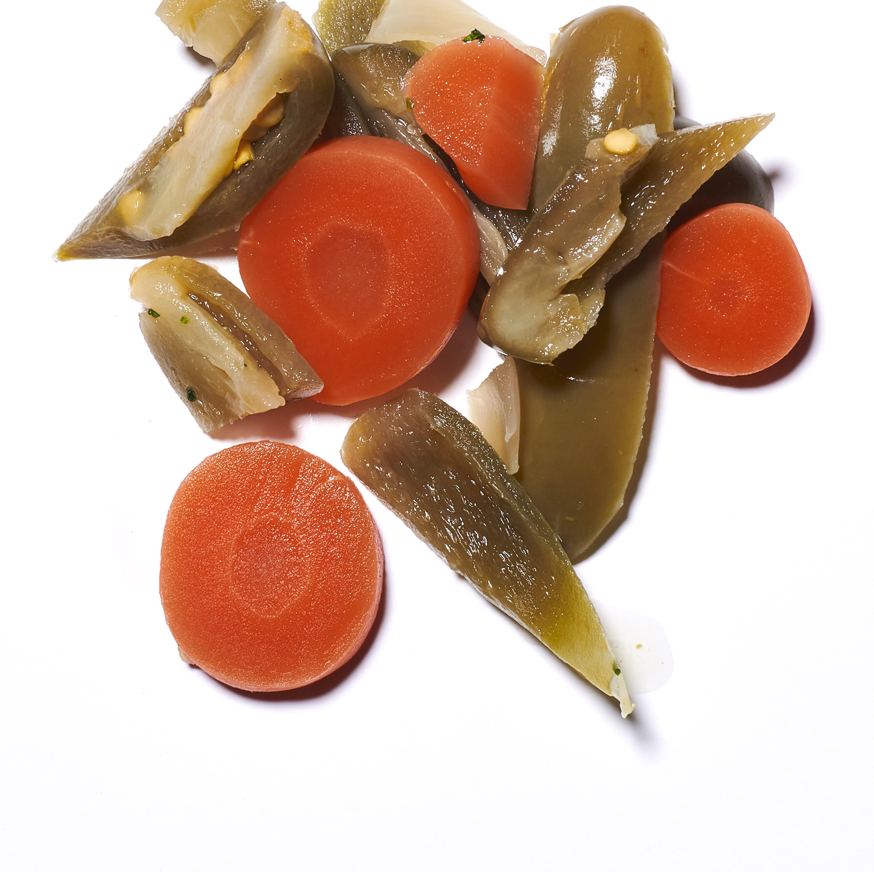 Pickled Jalapenos and Carrots Rubio’s Coastal Grill