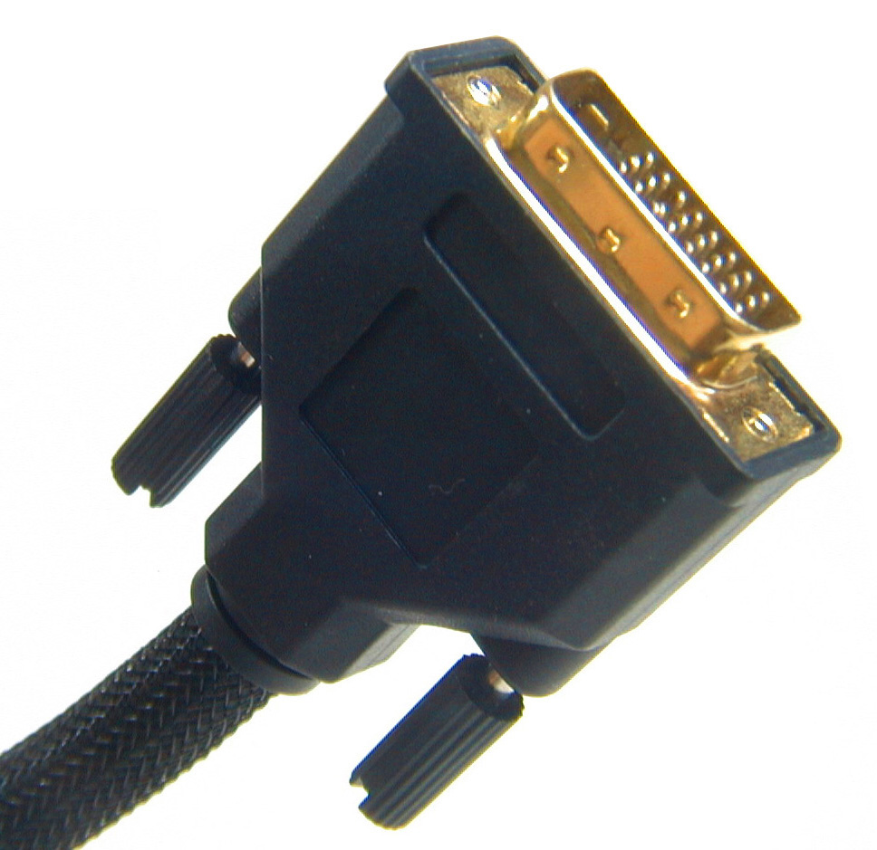 Dual Link DVI Cable, is it suppose to be like this?