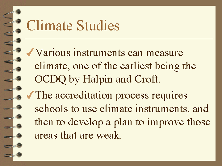 Climate Studies