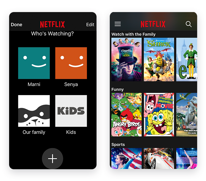 Netflix Ui Design Mobile Lightroom Everywhere